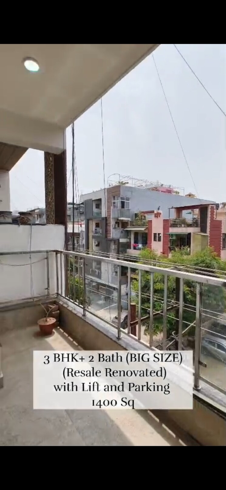 Exterior View, smart-lane 3 Bedroom 1400 Sq.Mt. Builder Floor In Niti Khand Ghaziabad 8850666