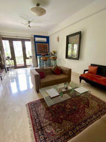 Living Room in 4 BHK Builder Floor at Veera Safdarjung Enclave, Safdarjung Enclave – for Sale