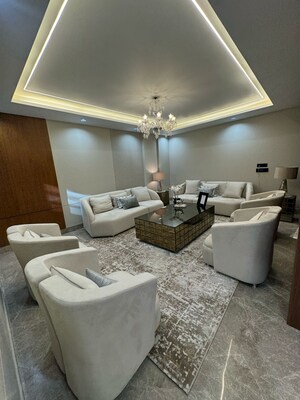 Living Room in 4 BHK Builder Floor at M3M Trump Tower, Sector 65 – for Sale