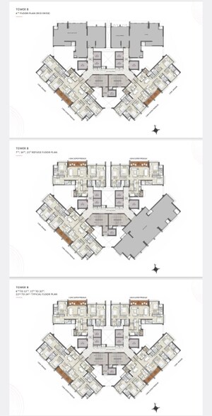 Floor Plan in 3 BHK Builder Floor at Kalpataru Advay, Borivali West – for Sale