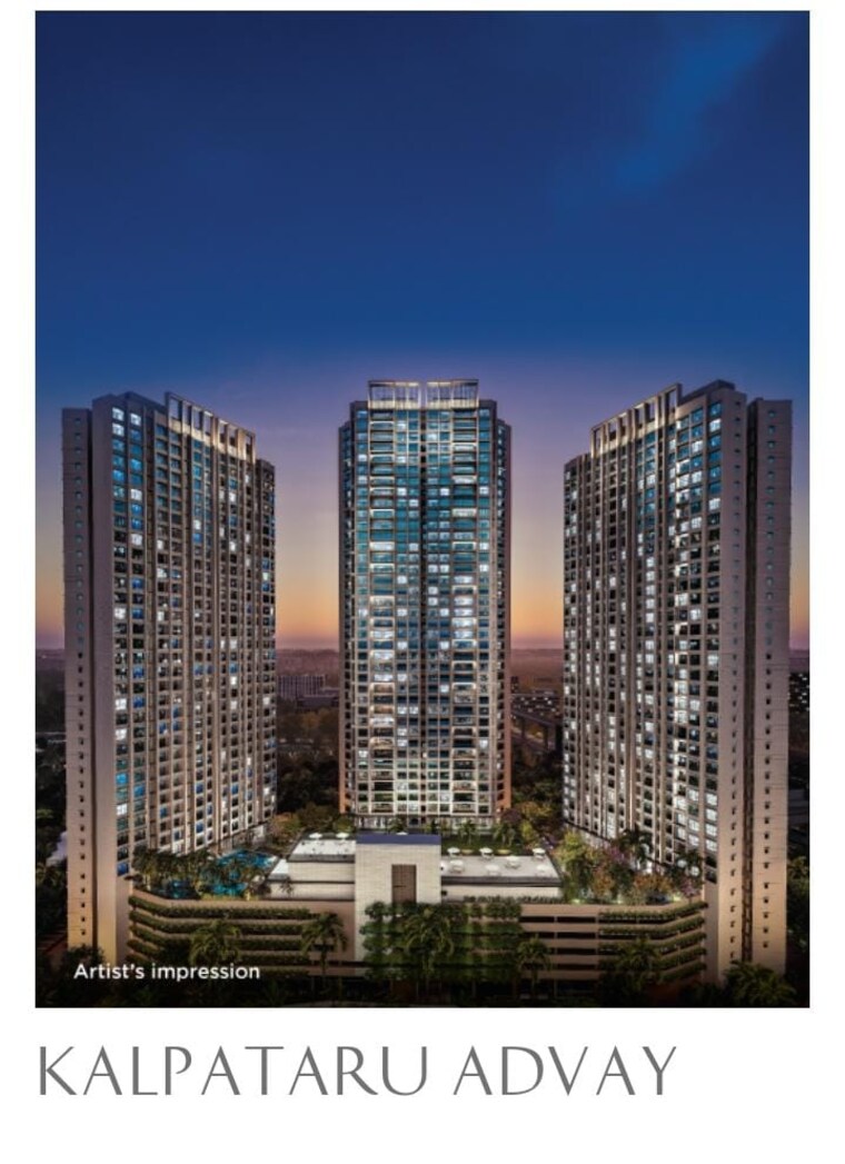 Exterior View, kalpataru-advay 3 Bedroom 1191 Sq.Ft. Builder Floor In Borivali West Mumbai 8850779