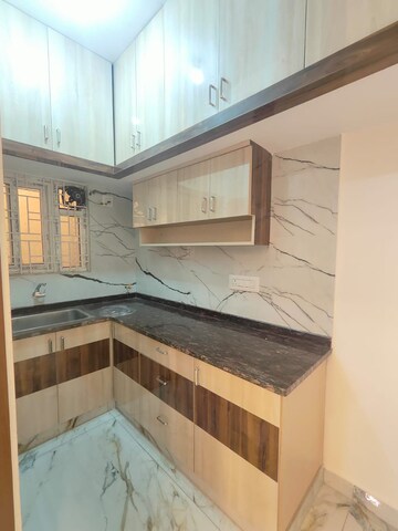 Kitchen in 1 BHK Builder Floor at Hsr Layout – for Rent