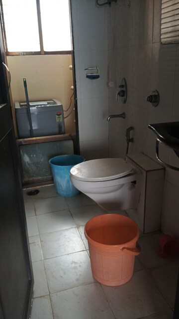 Bathroom in 2 BHK Apartment at Yuvraj Bonzer Lilac, Kharghar – for Rent