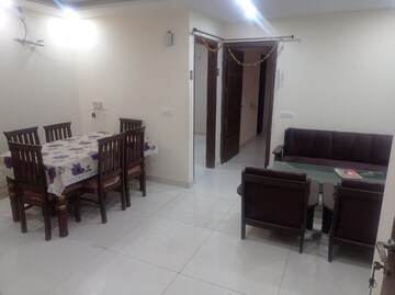 Living Room in 3 BHK Builder Floor at Motia Blue Ridge, Dhakoli – for Rent