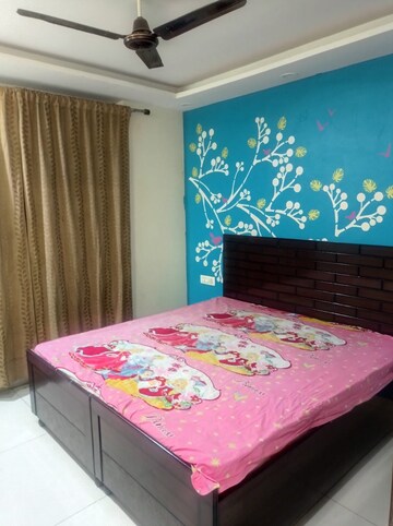 Bedroom in 3 BHK Builder Floor at Motia Blue Ridge, Dhakoli – for Rent