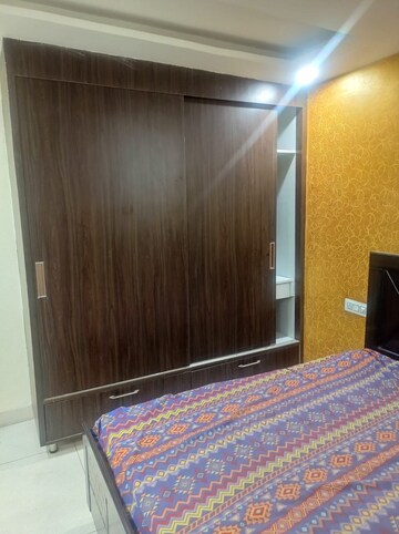 Bedroom in 3 BHK Builder Floor at Motia Blue Ridge, Dhakoli – for Rent