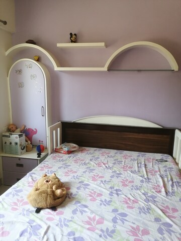 Bedroom in 2 BHK Apartment at Stargaze CHS, Dhanori – for Rent
