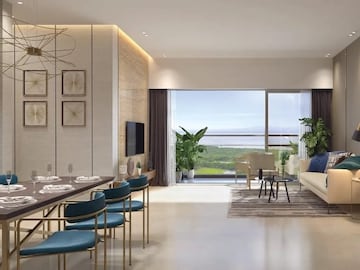 Living Room in 3 BHK Apartment at Tulip Monsella, Sector 53 – for Sale