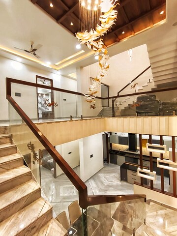 Staircase in 5 BHK Independent House at Vardhman Nagar – for Sale