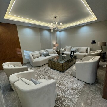 Living Room in 4 BHK Builder Floor at Emaar Emerald Floors Premier, Sector 65 – for Sale