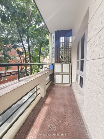 Balcony in 3 BHK Builder Floor at Hsr Layout – for Rent