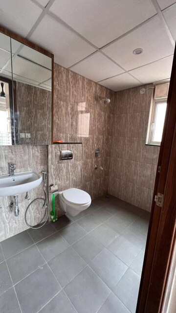 Bathroom in 3 BHK Apartment at Godrej Meridien, Sector 106 – for Rent