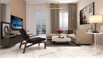 Living Room in 2 BHK Apartment at Smart World One DXP, Sector 113 – for Sale