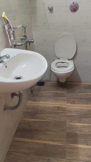 Bathroom in 4 BHK Apartment at Shah & Chheda Mahavir Ornate, Kopar Khairane – for Sale