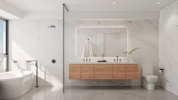 Bathroom in 4 BHK Apartment at Lodha Divino, Matunga East – for Sale