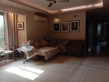 Living Room in 4 BHK Apartment at Boutique Residential Apartments A-7 1, Vasant Vihar – for Sale