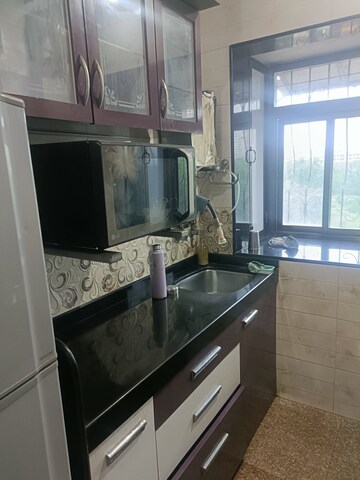 Kitchen in 1 BHK Apartment at Jyoti Complex, Goregaon East – for Rent