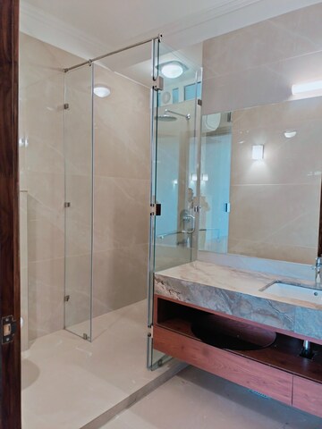 Bathroom in 3 BHK Apartment at Boutique Residential Apartments A 3 2, Vasant Vihar – for Sale