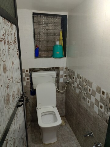 Bathroom in 1 RK Apartment at Omkar Apartment Kharegaon, Kalwa – for Rent