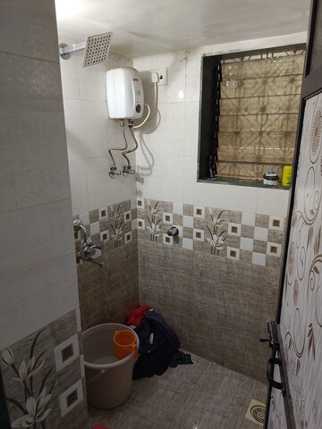 Bathroom in 1 RK Apartment at Omkar Apartment Kharegaon, Kalwa – for Rent