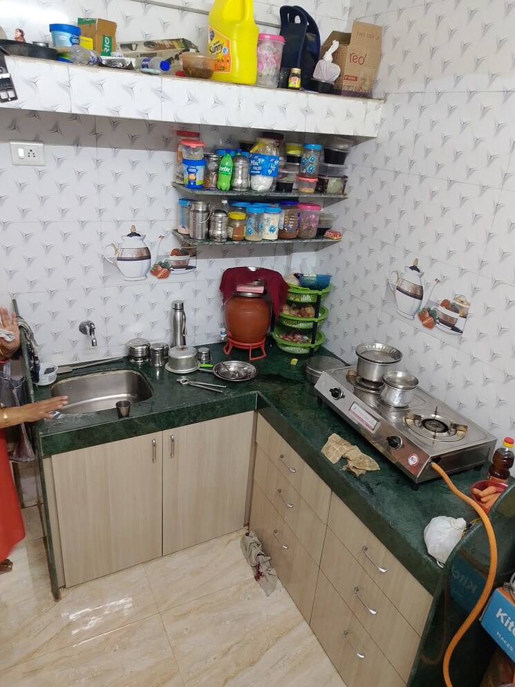 Kitchen, omkar-apartment-kharegaon 1 RK 345 Sq.Ft. Apartment In Kalwa Thane 8851199