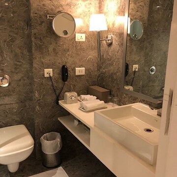 Bathroom in 3 BHK Builder Floor at East Of Kailash – for Rent