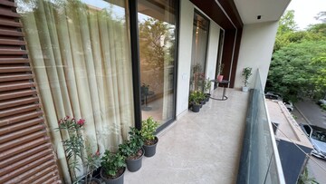 Balcony in 3 BHK Apartment at Defence Colony – for Rent