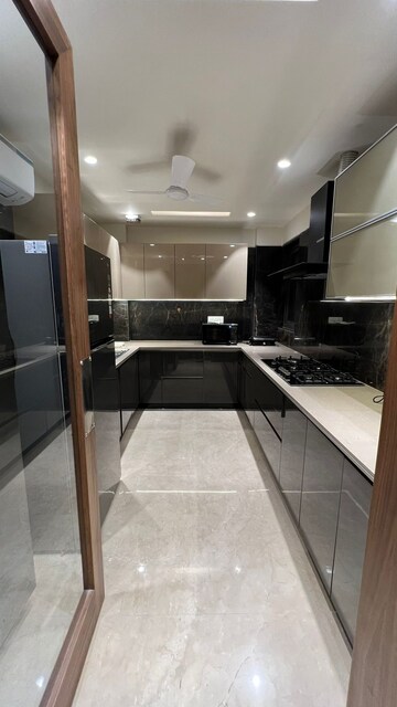 Kitchen in 3 BHK Apartment at Defence Colony – for Rent
