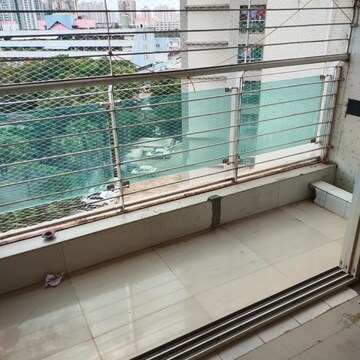 Balcony in 2.5 BHK Apartment at Lokhandwala Infrastructure Fountain Heights, Lokhandwala – for Rent