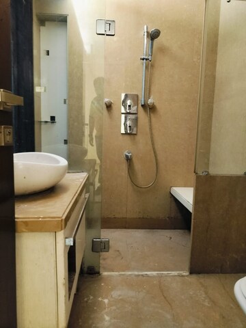 Bathroom in 4 BHK Apartment at Boutique Residential Apartments A 3 2, Vasant Vihar – for Rent