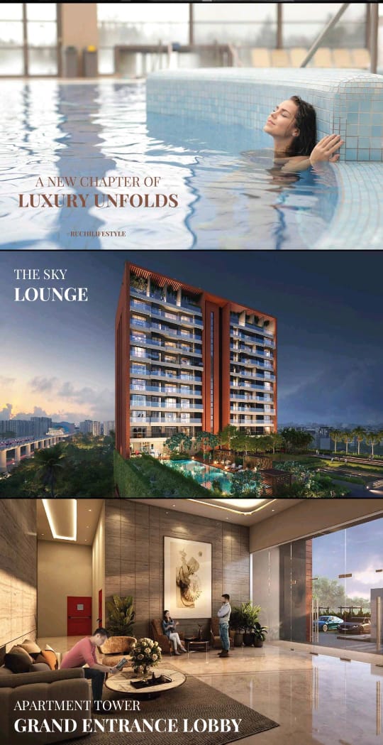 3 BHK + Pooja Room,Study Room,Extra Room Apartment For Sale in Ruchi One Victoria