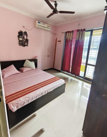 Bedroom in 2 BHK Apartment at Mahavir Heritage CHS, Kharghar Sector 35g – for Rent