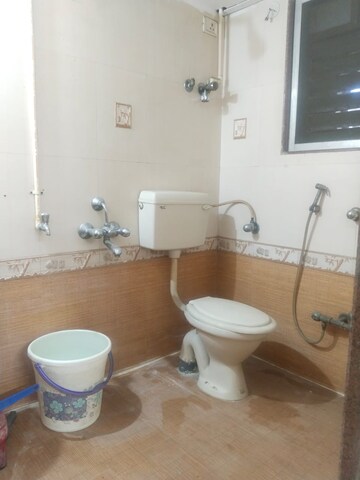 Bathroom in 3 BHK Apartment at Concrete Sai Swar, Kharghar – for Rent
