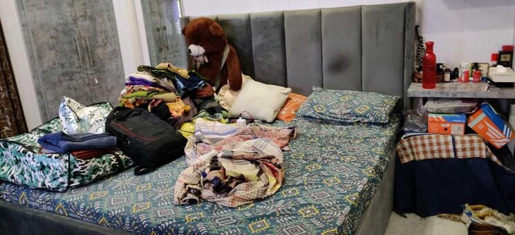 Bedroom, khirki extension 3 Bedroom 1200 Sq.Ft. Builder Floor In Khirki Extension Delhi 8851423