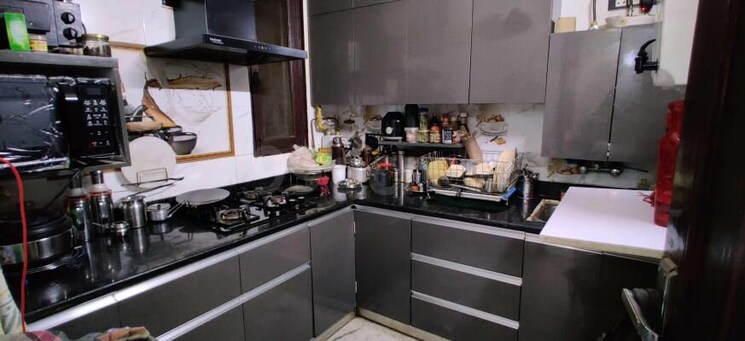Kitchen, khirki extension 3 Bedroom 1200 Sq.Ft. Builder Floor In Khirki Extension Delhi 8851423
