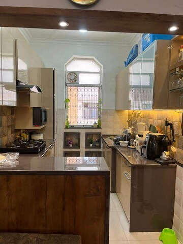Kitchen in 3 BHK Builder Floor at Rajouri Garden – for Rent