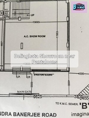 Showroom – Map Location View at Beleghata - for Sale