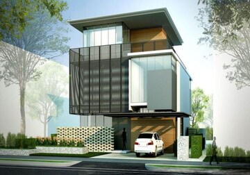 2 BHK Villa – Exterior View View at Embassy Boulevard, Yelahanka - for Rent