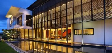 2 BHK Villa – Exterior View View at Embassy Boulevard, Yelahanka - for Rent