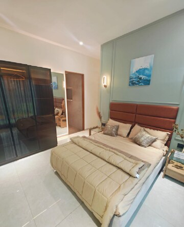 Master Bedroom in 1 BHK Apartment at Shiv Seasons, Naigaon East – for Sale