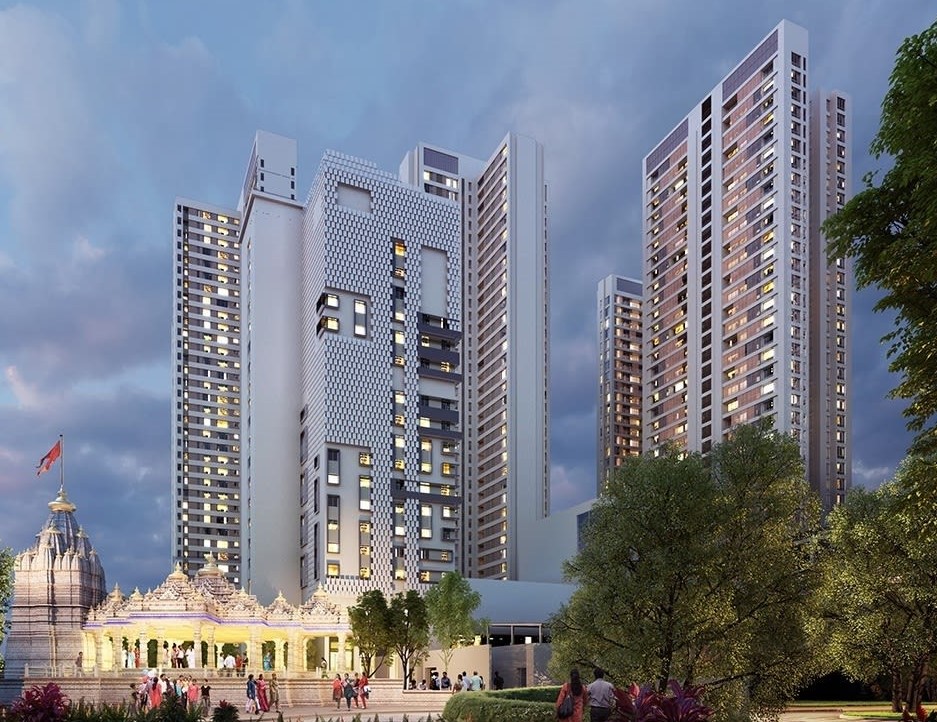3.5 BHK + Pooja Room,Study Room 1300 Sq.Ft. Apartment in Adani Airica