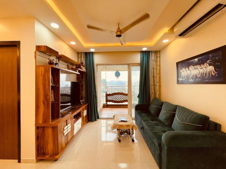 Living Room, kolshet road 2 Bedroom 735 Sq.Ft. Apartment In Kolshet Road Thane 8851661