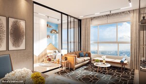 Living Room in 2 BHK Apartment at Piramal Vaikunth, Balkum Pada – for Sale