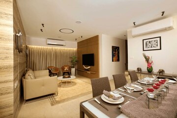 Living Room in 1 BHK Apartment at Haware Intelligentia Vector, Kasarvadavali – for Sale
