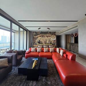 Living Room in 3 BHK Apartment at Rustomjee Elements, Andheri West – for Sale