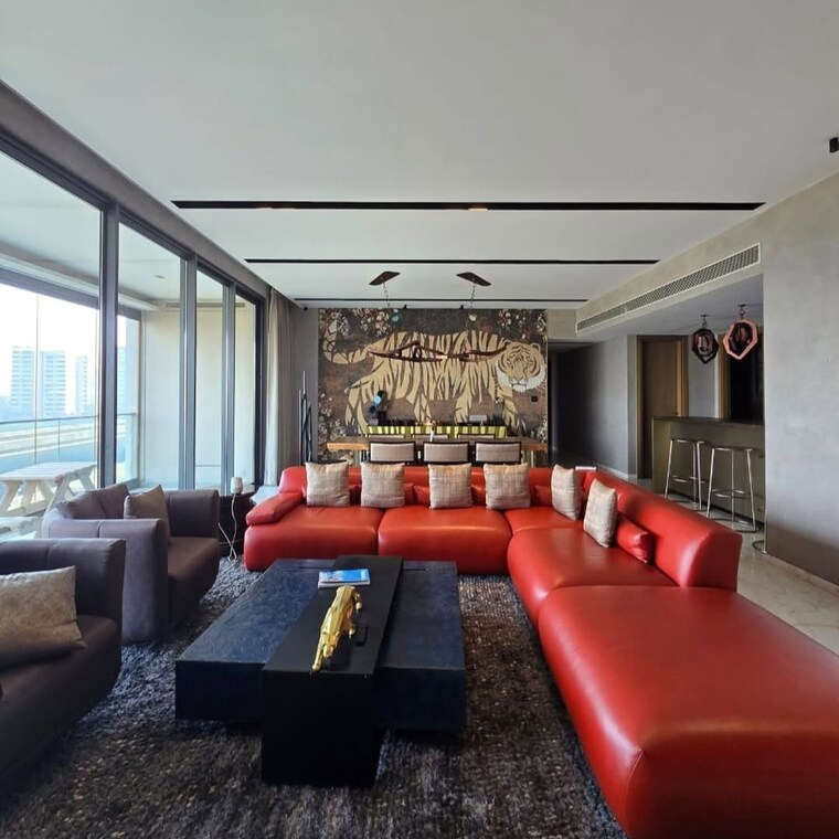 Living Room, rustomjee-elements 3 Bedroom 2300 Sq.Ft. Apartment In Andheri West Mumbai 8851838