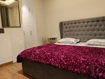 Bedroom in 3 BHK Builder Floor at Ansal Sushant Lok I, Sector 43 – for Rent
