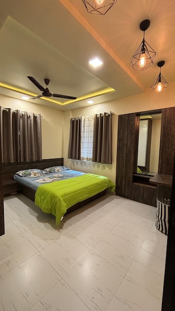Bedroom in 2 BHK Apartment at Samarth Nagar, Wadgaon Sheri – for Rent