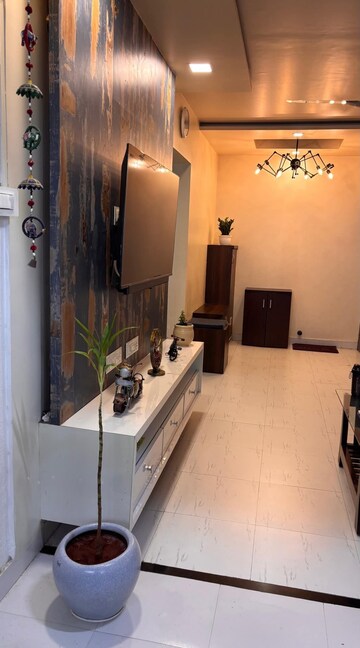 Living Room in 2 BHK Apartment at Samarth Nagar, Wadgaon Sheri – for Rent