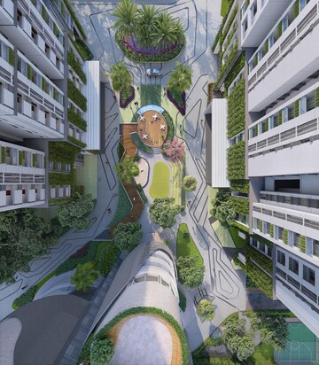 Staircase in 3 BHK Apartment at Sumadhura Olumpus, Nanakramguda – for Sale